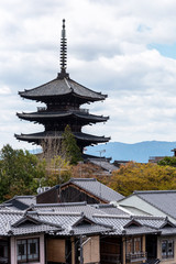Views of Yasaka Pagoda. Kyoto, Japan