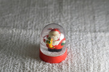 Little Santa Claus in the Snow