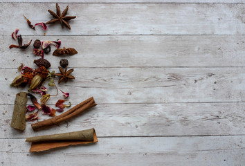 Harvesting herbs, flower tea, alternative medicine.dry tea