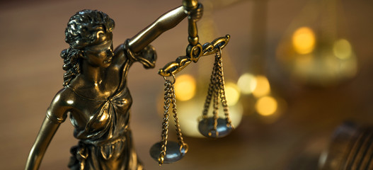 Law and justice concept image.