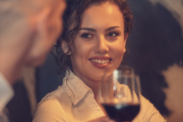 People Drink wine enjoy to night, Business People Party Celebration Success Concept