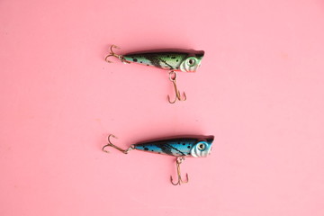 Saragossa Spain. September 18, 2019 fishing lures