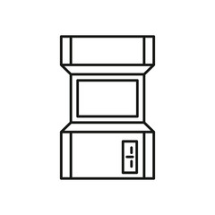 video game retro machine icon