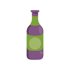 wine bottle drink isolated icon