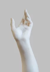 Fotobehang marble statue white hand reaching out © macondos