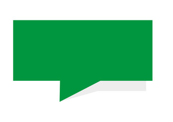 Aktion Sprechblase eckig blanko