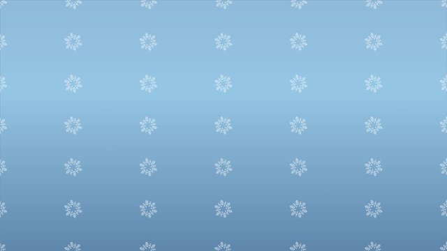 HD Christmas background with white dissapearing snowflakes