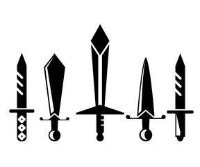 sword and rapier vector illustration