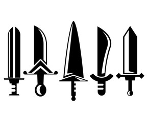 sword and rapier vector illustration