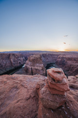 Naklejka premium Horseshoe Bend at Page , Arizona USA