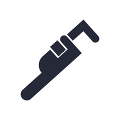 wrench mechanic tool flat icon
