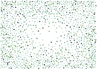 Festive color rectangle confetti background. Abstract frame confetti texture for holiday, postcard, poster, website, carnivals, birthday and children's parties. Cover confetti mock-up. Wedding card