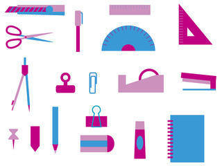 文房具セット2白