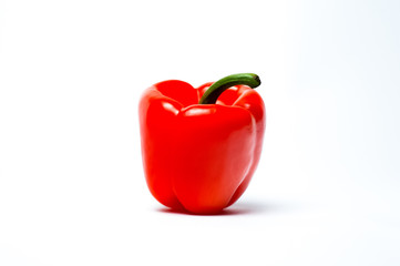 Sweet red bell pepper paprika vegetable