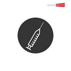 Syringe Icon Design Vector Template
