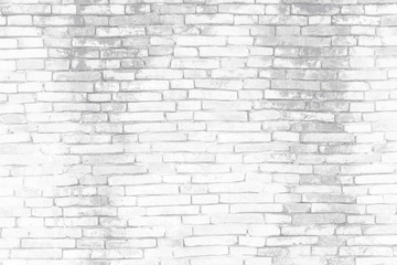 White brick walls that are not plastered background and texture. The texture of the brick is white. Background of empty brick basement wall.