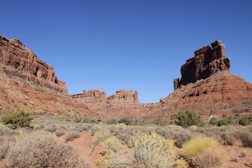 Fototapeta premium Views of Valley of the Gods in Utah USA