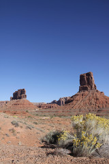 Fototapeta na wymiar Views of Valley of the Gods in Utah USA