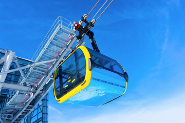 Fototapeta premium Cable car at Penken ski resort in Tyrol in Austria