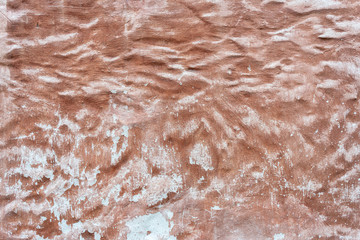 Picture of Red color painted concrete wall texture