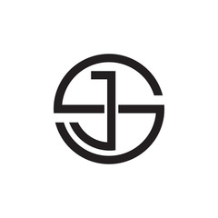 SJ Circle initials Logo