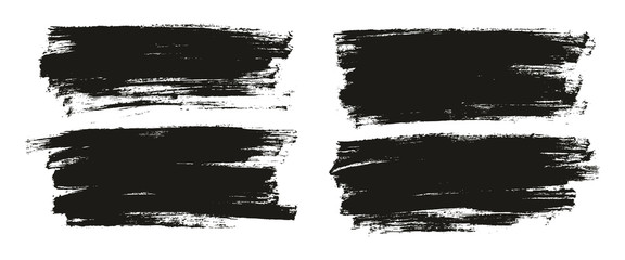 Flat Paint Brush Thin Full Background High Detail Abstract Vector Background Set 