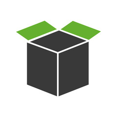 box carton packing isolated icon