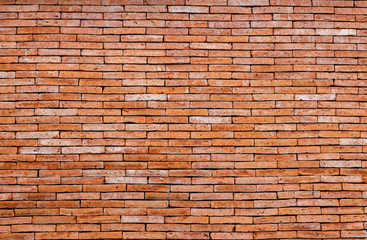 Red brick wall texture background