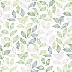 Papier peint Thé Emballage de feuilles de thé motif illustration vectorielle continue.