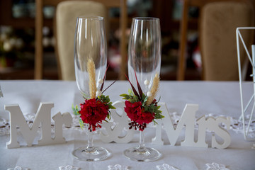 accessories for wedding and man's decoration, shoes