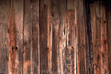 Brown wooden plank table top wall backdrop