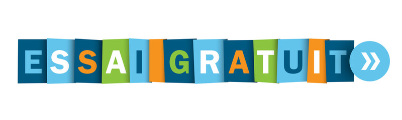 Button web vecteur ESSAI GRATUIT