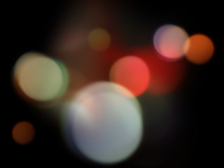 Bunte Bokeh.