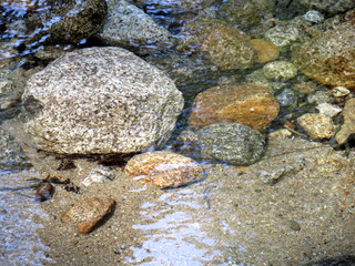Steine im Wasser