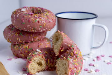 Sweet and rich donuts