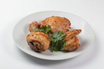 Grilled Chicken with Green Parsley