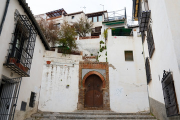 Fototapeta na wymiar Arab architecture in Granada