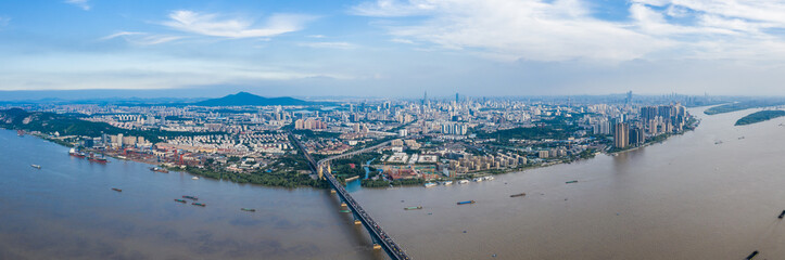 Obraz premium Nanjing City, Jiangsu Province, urban construction landscape