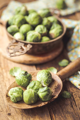 Choux de Bruxelles crus