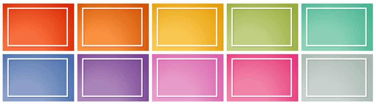 Background template in many colors