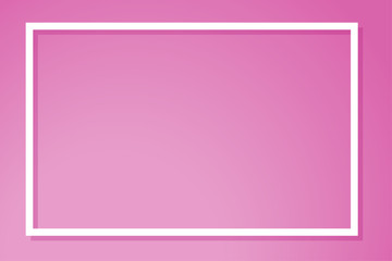 Pink background with white frame