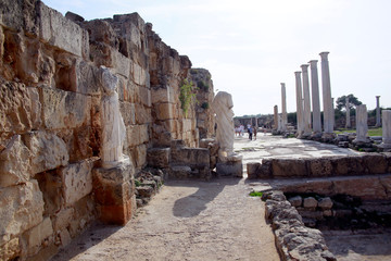 Ausgrabungsstätte der antiken Stadt Salamis