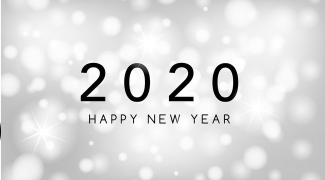 Happy new year background design for 2020