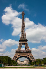 Fototapeta na wymiar The Iconic Eiffel Tower, Paris, France.