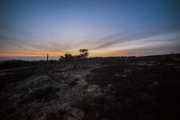 lever de soleil dans le pilât