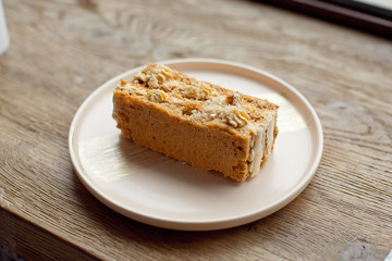 Healthy Homemade Carrot Cake Ready for Easter.