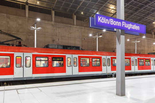 Railway station Cologne Bonn airport