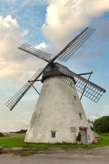 Fototapeta na wymiar old estonian mills.