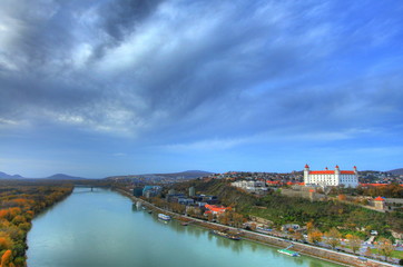 Fototapeta na wymiar The city of Bratislava, Slovakia