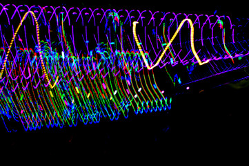  Long exposure, beautiful pattern at night